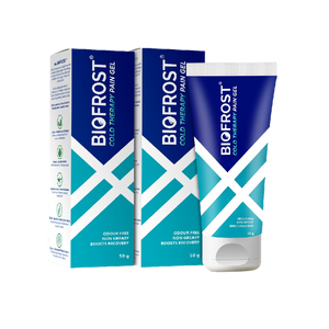 BioFrost Cold Therapy Pain Relief Gel – 50g – Fast-Acting, Non-Sticky Gel for Muscle, Joint, Back & Knee Pain – Quick Absorbing, Cooling Formula | All Natural Formula