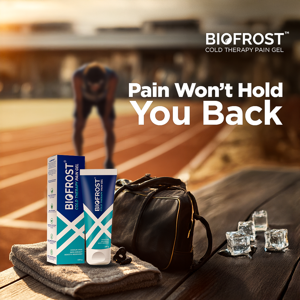 BioFrost Cold Therapy Pain Relief Gel – 50g – Fast-Acting, Non-Sticky Gel for Muscle, Joint, Back & Knee Pain – Quick Absorbing, Cooling Formula | All Natural Formula