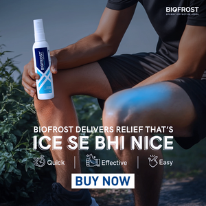 BioFrost Cold Therapy Pain Relief Spray – 100ml – Fast Cooling Relief for Muscle, Joint, Back & Knee Pain – Quick Absorbing, No-Mess Application | All Natural Formula
