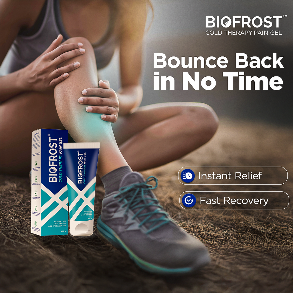 BioFrost Cold Therapy Pain Relief Gel – 50g – Fast-Acting, Non-Sticky Gel for Muscle, Joint, Back & Knee Pain – Quick Absorbing, Cooling Formula | All Natural Formula