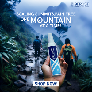 BioFrost Cold Therapy Pain Relief Spray – 100ml – Fast Cooling Relief for Muscle, Joint, Back & Knee Pain – Quick Absorbing, No-Mess Application | All Natural Formula