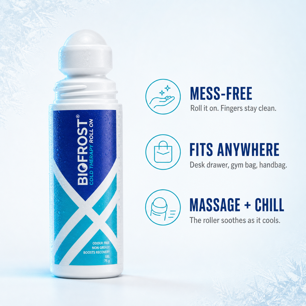 BioFrost Instant Cooling Roll-On – Precision Cooling for Muscles Recovery & Movement