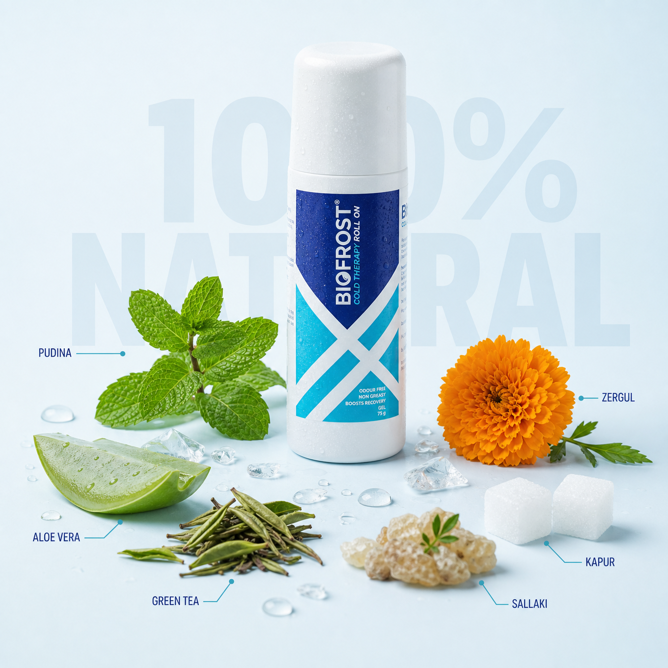 BioFrost Instant Cooling Roll-On – Precision Cooling for Muscles Recovery & Movement