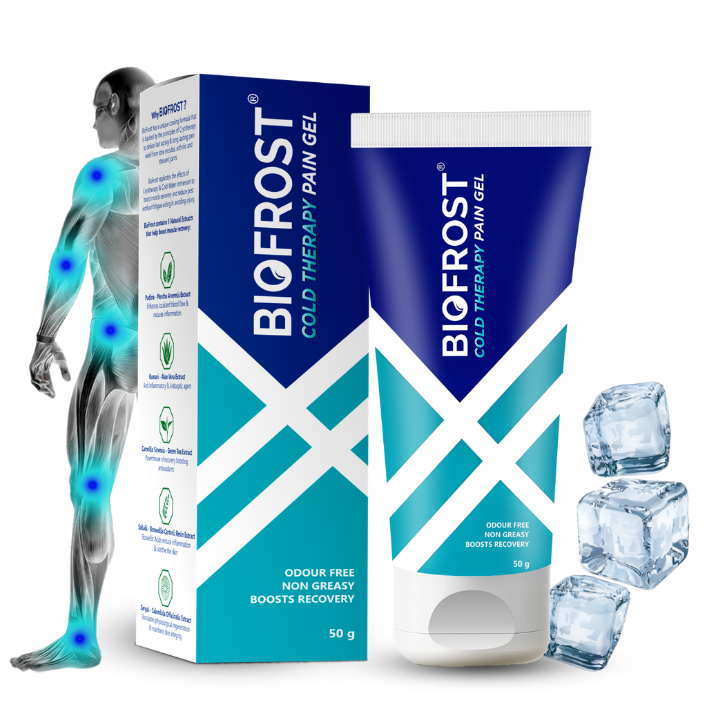 BioFrost Pain Relief Gel (50g) – Cold Therapy for Muscle, Joint & Back Pain – Fast, Non-Sticky Relief