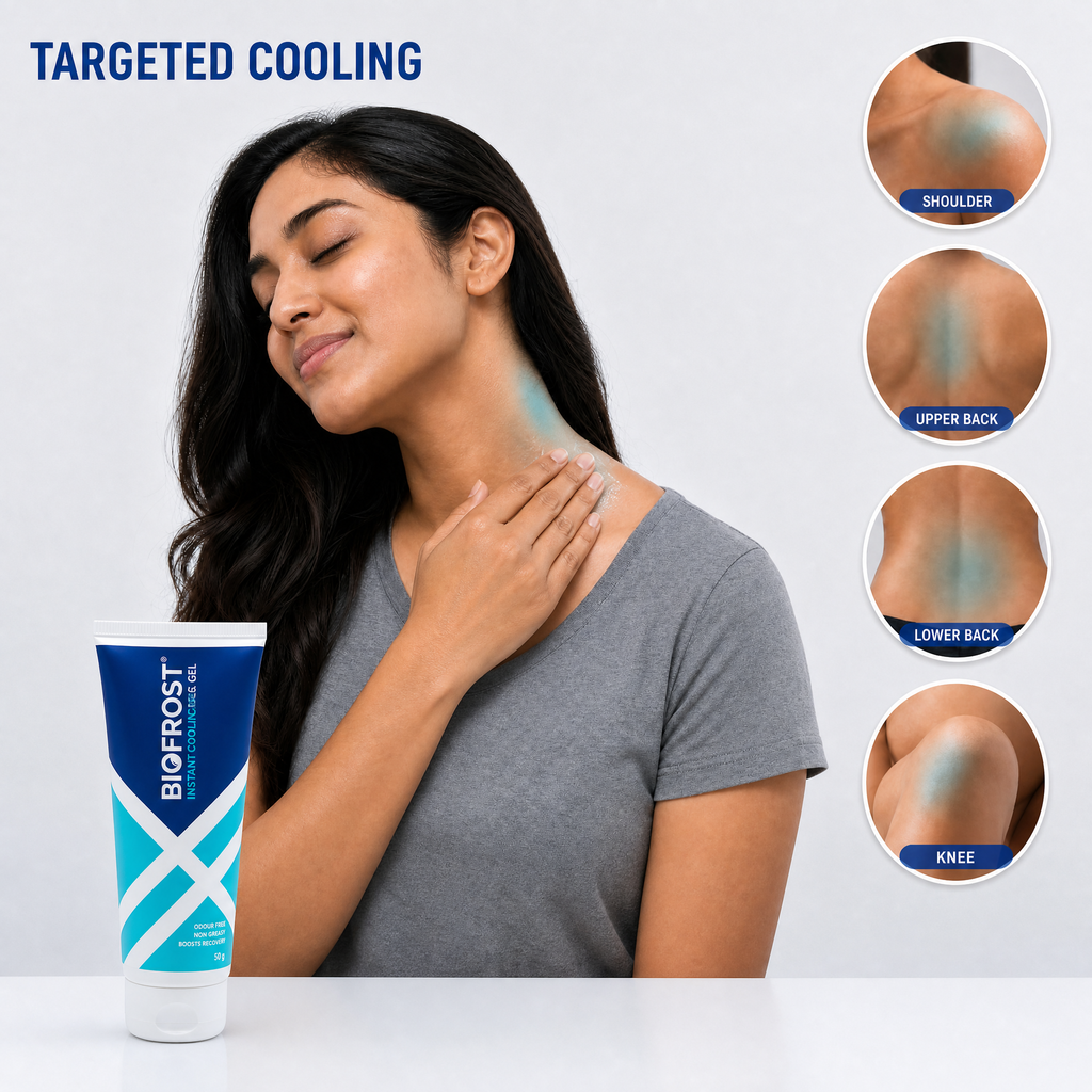 BioFrost Instant Cooling Gel (50g) – Deep Cooling for Tired Muscles Recovery & Movement