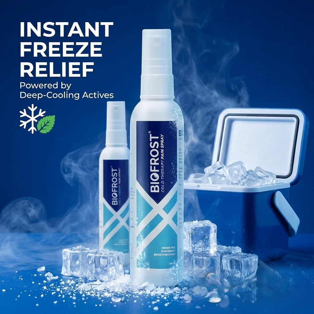 BioFrost Cooling Pain Relief Spray — Instant Pain Relief for Muscles, Joints & Back