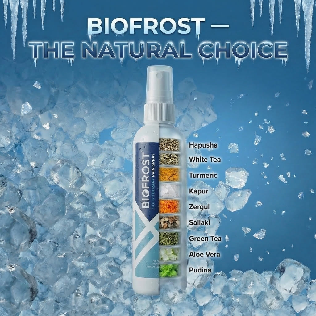 BioFrost Cooling Pain Relief Spray — Instant Pain Relief for Muscles, Joints & Back