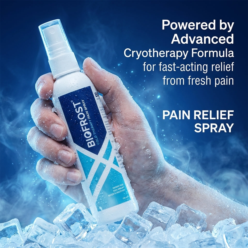 BioFrost Pain Relief Cold Therapy Spray – Instant Cooling Mist for Muscles, Joints & Back