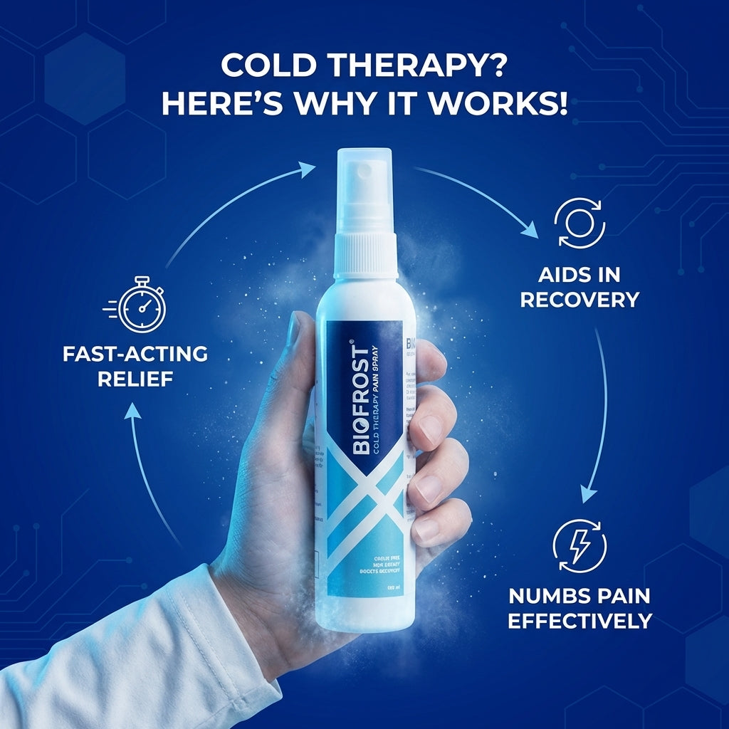 BioFrost Cooling Pain Relief Spray — Instant Pain Relief for Muscles, Joints & Back
