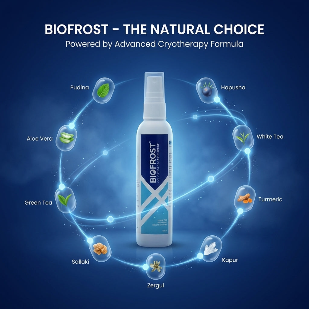 BioFrost Cooling Pain Relief Spray — Instant Pain Relief for Muscles, Joints & Back