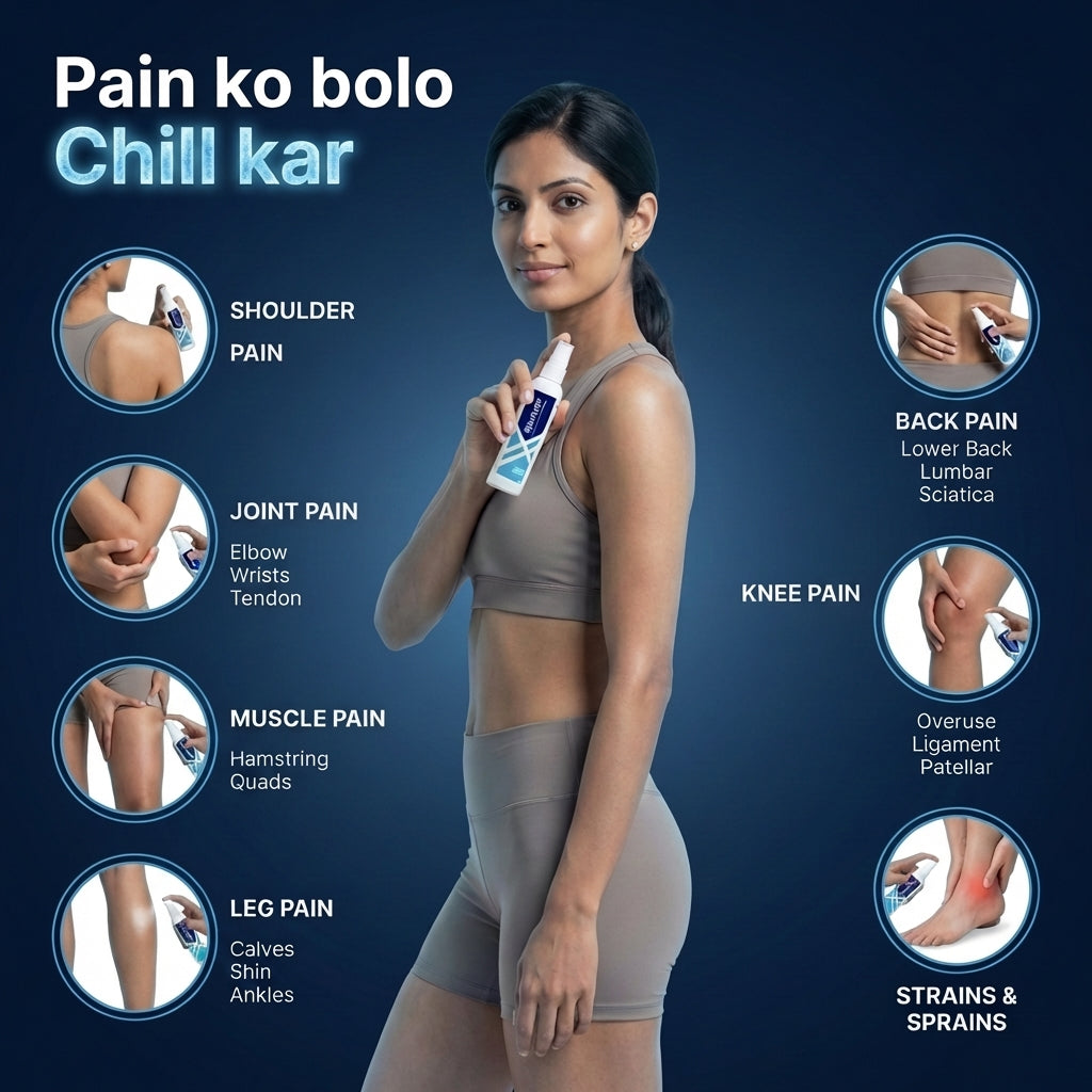 BioFrost Pain Relief Cold Therapy Spray – Instant Cooling Mist for Muscles, Joints & Back