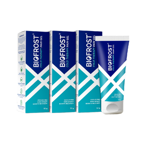 BioFrost Fast Acting Pain Relief Gel | Advanced Cold Therapy Formula | Pack of 3 | 50 Gm