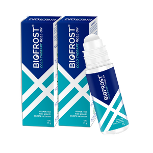 BioFrost Fast Acting Pain Relief Roll On | Advanced Cold Therapy Formula | Pack of 2 | 75 GM