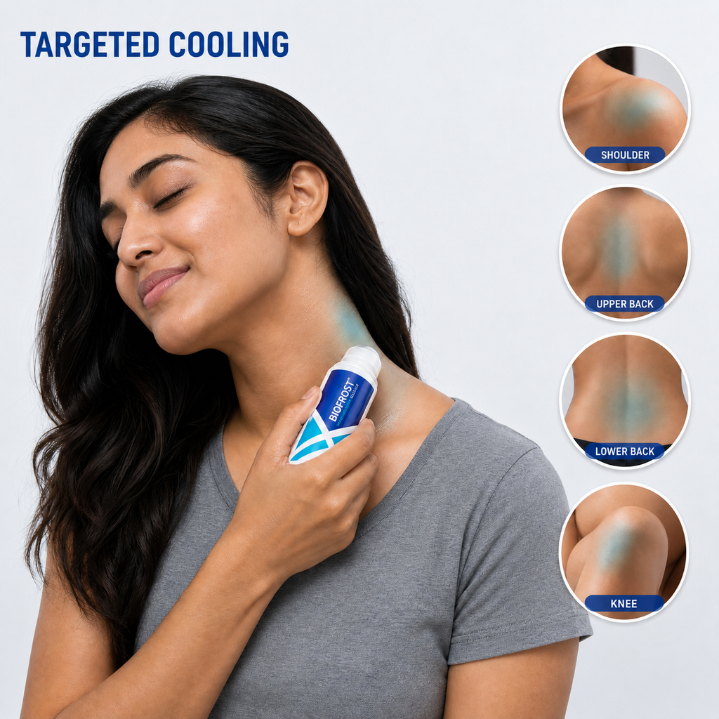 BioFrost Instant Cooling Roll-On – Precision Cooling for Muscles Recovery & Movement