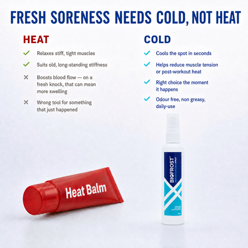 BioFrost Instant Cooling Spray – Cooling Mist for Tired Muscles Recovery & Movement