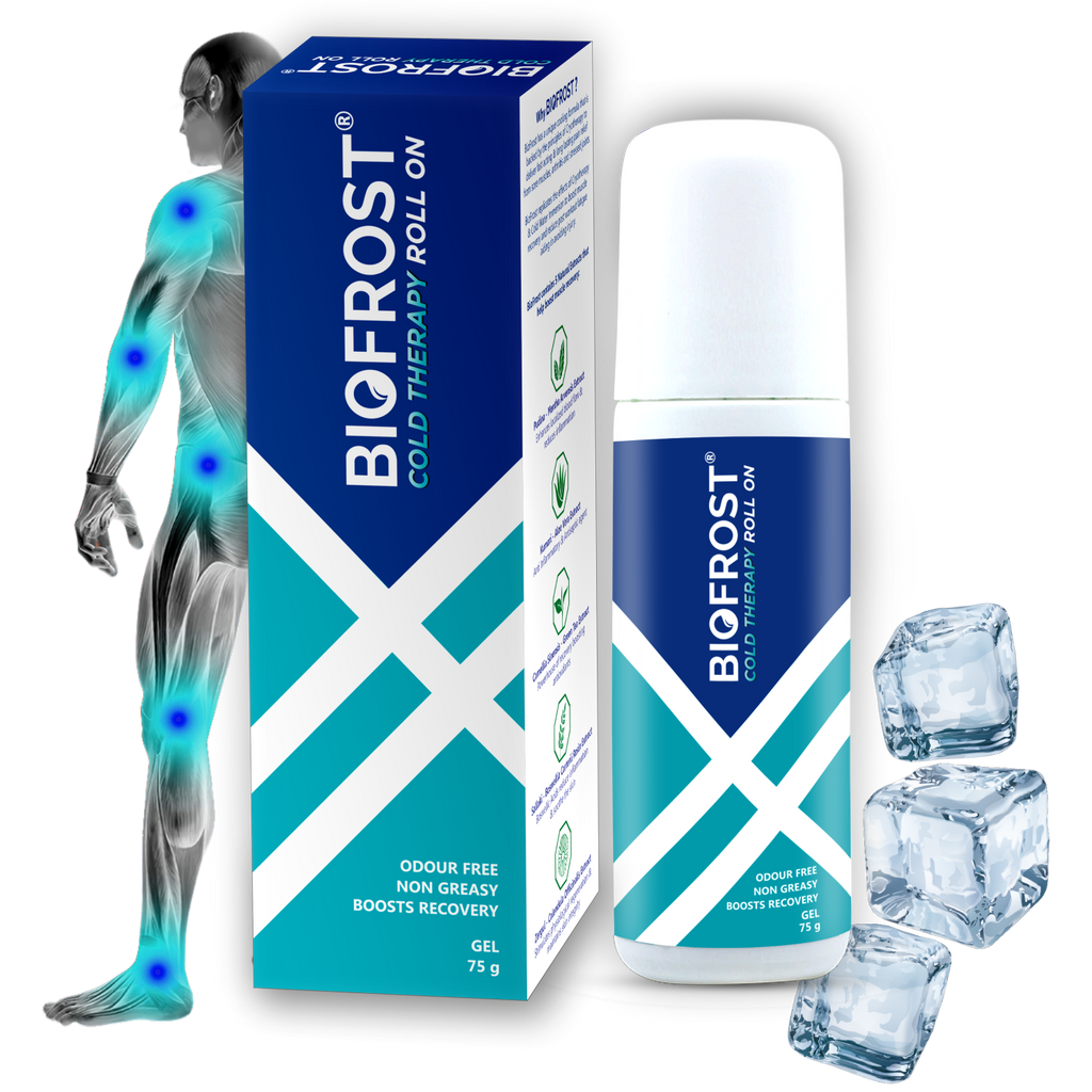 BioFrost Cold Therapy Pain Relief Roll-On – 75g – Targeted Cooling Relief for Muscle, Joint, Neck & Back Pain – Easy Roll-On, No Mess | All Natural Formula