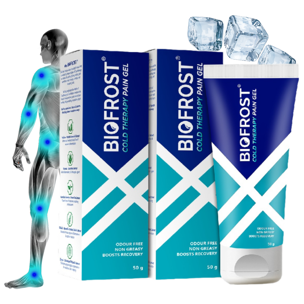 BioFrost Cold Therapy Pain Relief Gel – 50g – Fast-Acting, Non-Sticky Gel for Muscle, Joint, Back & Knee Pain – Quick Absorbing, Cooling Formula | All Natural Formula