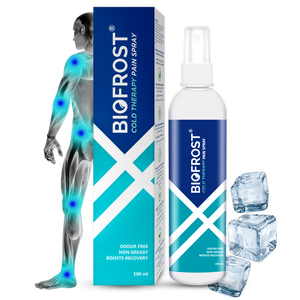BioFrost Cold Therapy Pain Relief Spray – 100ml – Fast Cooling Relief for Muscle, Joint, Back & Knee Pain – Quick Absorbing, No-Mess Application | All Natural Formula
